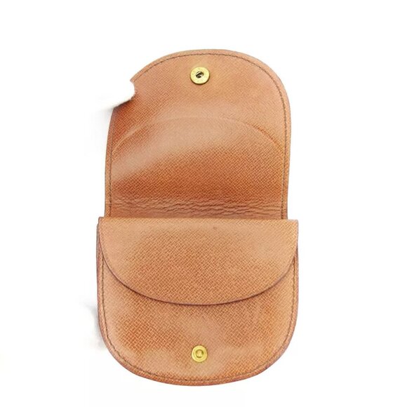 Louis Vuitton coin purse monogram beige monogram canvas Authentic used T16991 - Picture 4 of 7